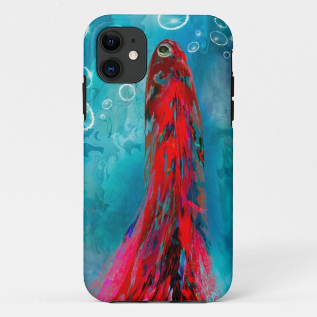 iPhone 11 Poisson Coque robuste (Dos)