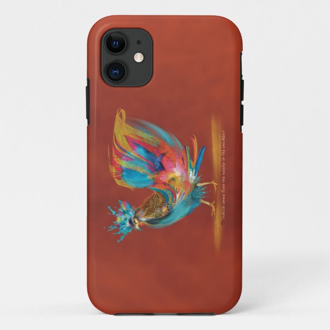 iPhone 11 Tough Coque Elegant Fowl (Dos)