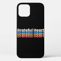 iPhone 12 Coque Noir & Beige Typographie colorée