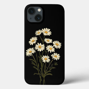 iPhone 13 Coque avec Daisy Flower Design