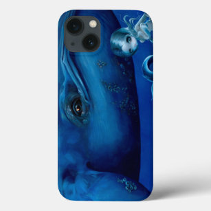 iPhone 13 Coque Boîtier iPad "Big Blue Whale"