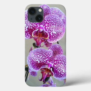 iPhone 13 Coque Orchidée violette modifiée - photo de fermeture