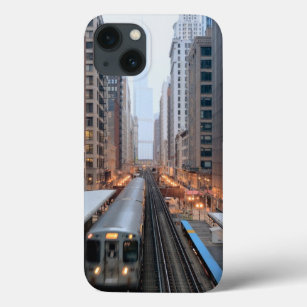iPhone 13 Coque Rail élevé Chicago du centre au-dessus de Wabash
