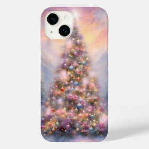 iPhone 14 Coque de scène de l'arbre de Noël