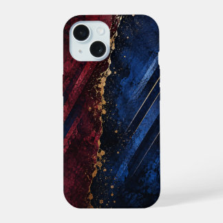 iPhone 15 coque de téléphone bleue coque de téléphone bordea