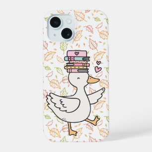 iPhone 15 Coque de téléphone Canard de Lecture Mignon Humeur