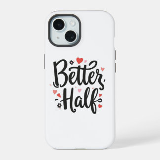 iPhone 15 Coque de téléphone pour couple "Mieux Ensemble" -