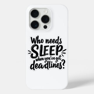 IPhone 15 Coque qui a besoin de sommeil