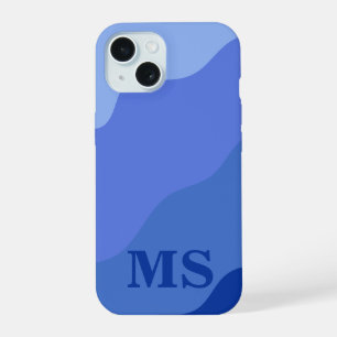 iPhone 15 Paysage marin avec plage, grande vague et coque de