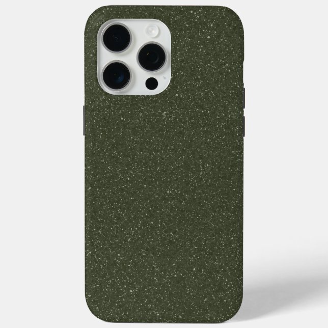 iPhone 15 Pro Max Coque personnalisé - Moss Green  (Verso)