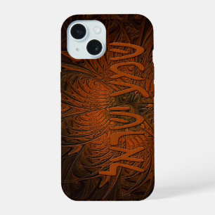 iPhone 15 Shema en bois sculpté Yisrael Coque-Mate coque iph