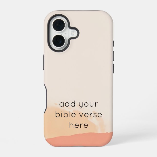 iPhone 16 Coque Christian Cellphone - Editable (Verso)