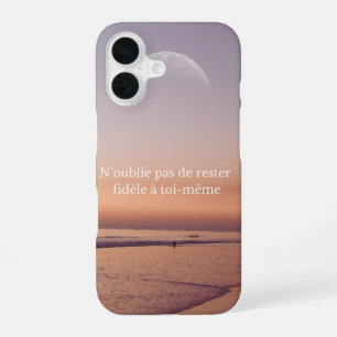 iPhone 16 Coque de téléphone avec design du plage