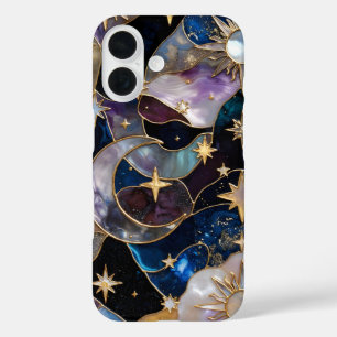 iPhone 16 Coque de téléphone Celestial StainedGlass pour iPh