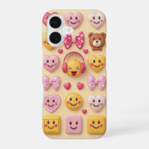 Coque de téléphone Émoticône Cœur Mignon