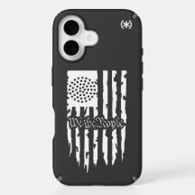 iPhone 16 couverture sombre République Drapeau