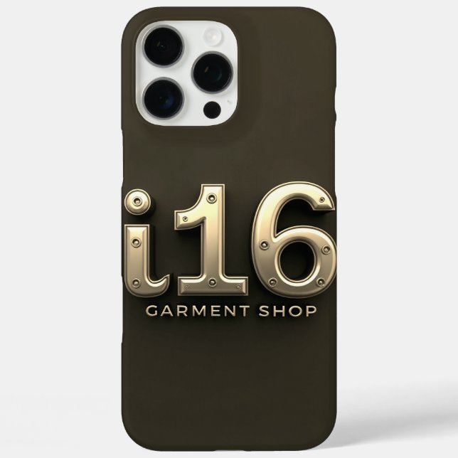 "iPhone 16 Max Coque Premium." (Verso)