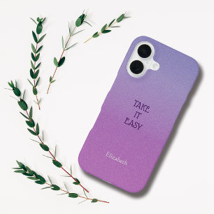 iPhone 16 Ombre Purple Personnaliser le devis et le Coque ip