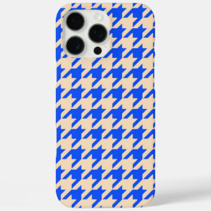 iPhone 16 Pro Max Chine Blue Houndstooth Samsung Galaxy S9 Coque