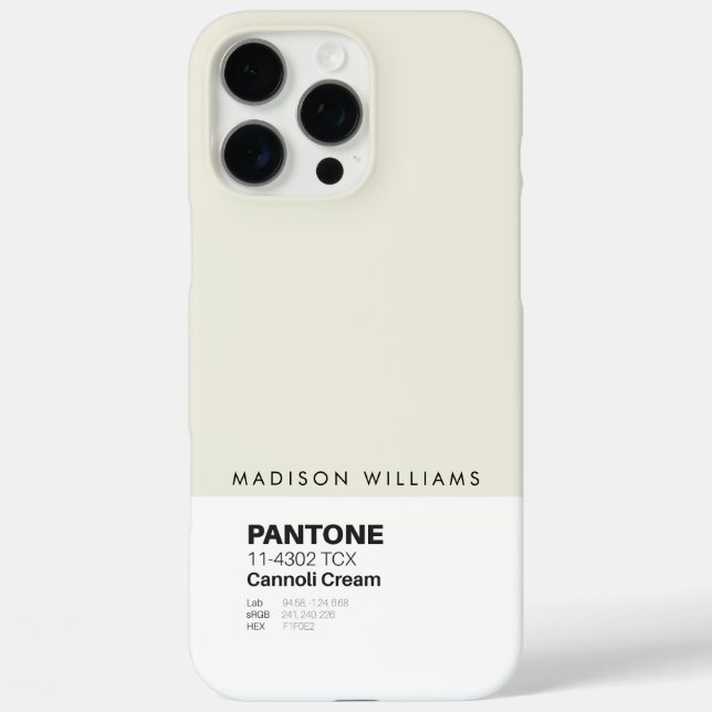 iPhone 16 Pro Max Coque de téléphone personnalisée | Moderne personn (Verso)