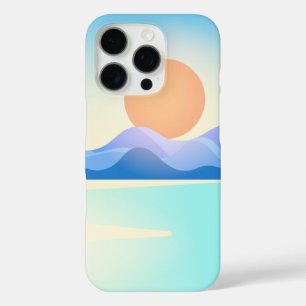 iPhone 16 Pro Mer avec plage, Grande vague et Coque de la mer de