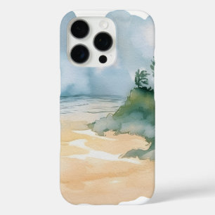iPhone 16 Pro Mer avec plage, Grande vague et Coque de la mer de