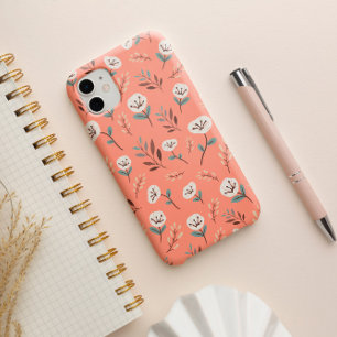 iPhone 16 Pro Papillons blancs sur Coque rouge gras