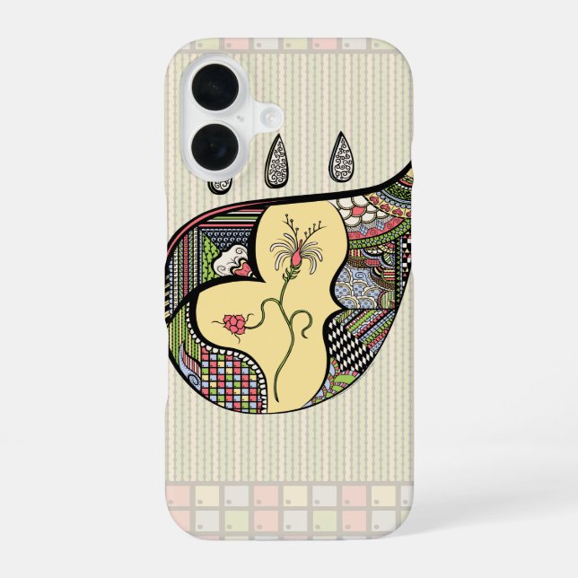 iPhone 16 Une Fleur Dans Le Coque Coque (Verso)