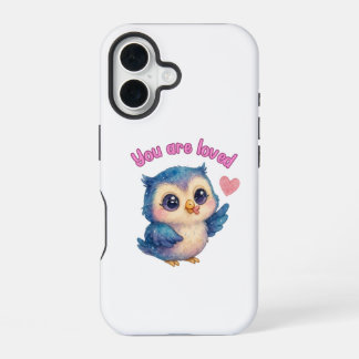 iPhone 16 Vous êtes aimé - Coque d'affirmation mignon