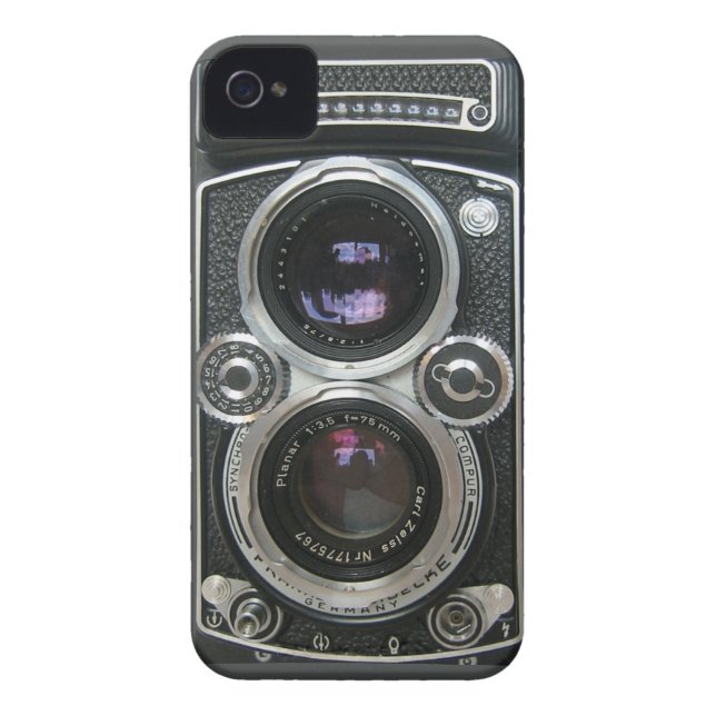 iPhone 4 Couverture Coque vintage pour caméra antique (Dos)