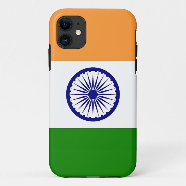 IPhone 5 Coque avec drapeau de l'Inde (Dos)