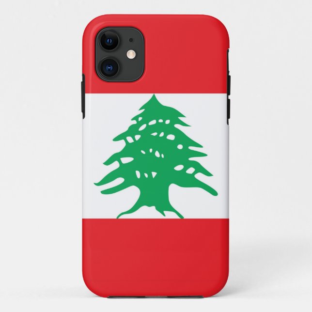 IPhone 5 Coque avec drapeau du Liban (Dos)