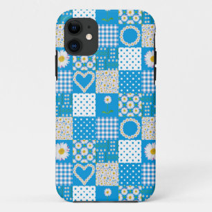 iPhone 5 Coque-Mate Coque Daisychains Faux Patchwo