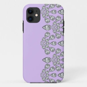 iPhone 5 coque violet diamant