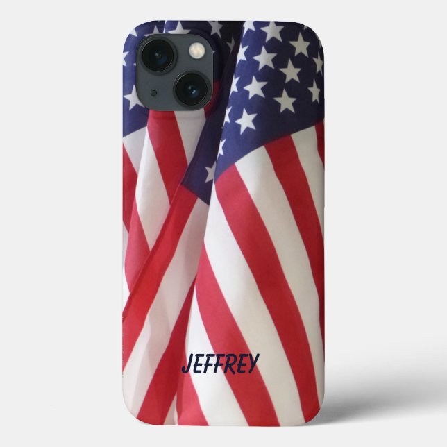 iPhone 6 Coque drapeaux américains robustes (Verso)
