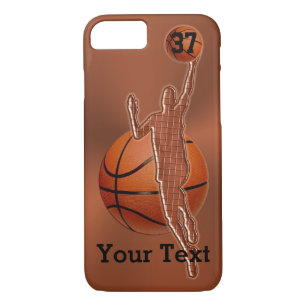 iPhone 7 Basketball Coque Jersey NUMÉRO et NOM