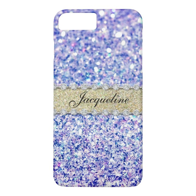iPhone 8 Plus/7 Plus Diamond Jewel Or Parties scintillant Bling Coque p (Dos)
