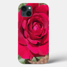 Boîtier téléphonique Coque Rose Rouge