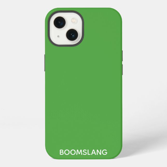 iPhone Boomslang nom de couleur coque de téléphone Case-M (Verso)