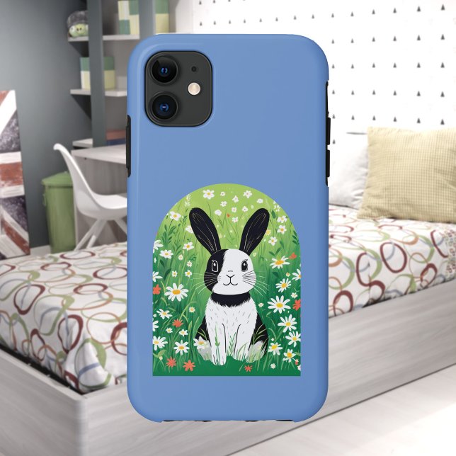 iPhone Bunny noir et blanc / coque ipad (Créateur téléchargé)