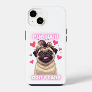Pour iPhone 14 Carlin Cheveux Don’t care - Drôle Carlin coque iph