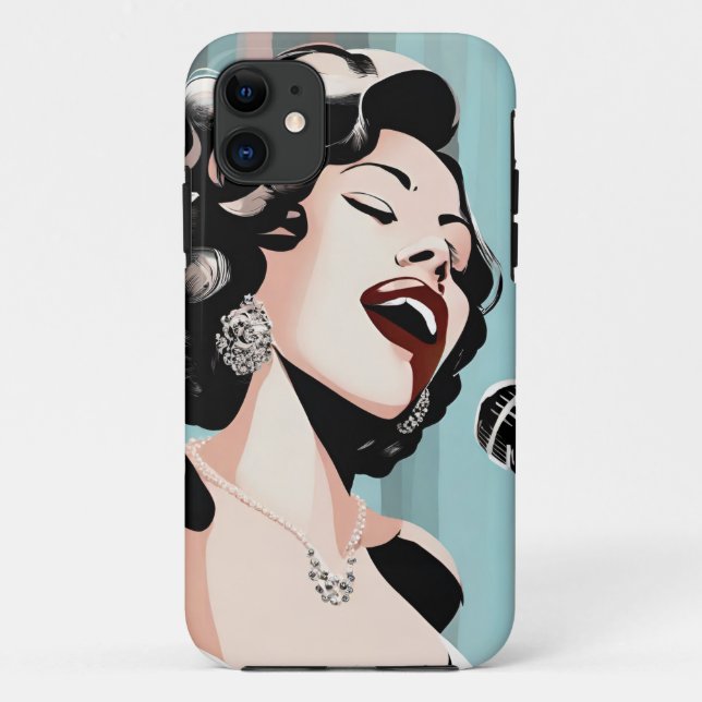 iPhone / Chanteuse de club de nuit coque ipad (Dos)
