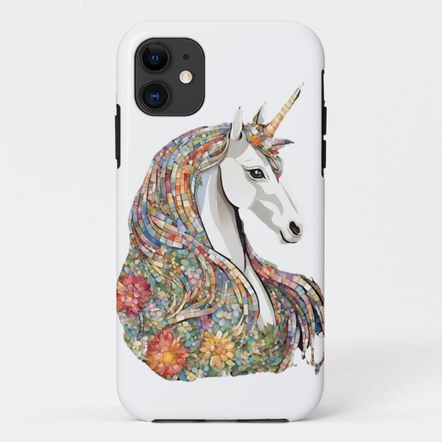 iPhone / Cheval mythique coque ipad Unicirn (Dos)