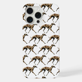 iPhone 15 Pro Max Coque avec motif Galgos (modèle adaptable)