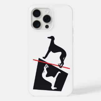 iPhone 15 Pro Max Coque avec motif Galgos (modèle adaptable)