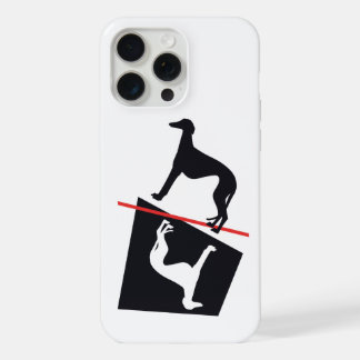 iPhone 15 Pro Max Coque avec motif Galgos (modèle adaptable)