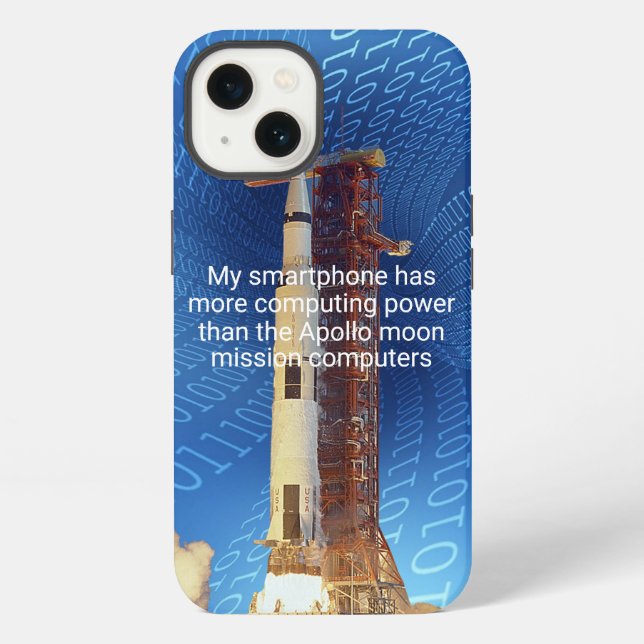 iPhone Coque d'alimentation informatique Apollo 11 - coqu (Verso)