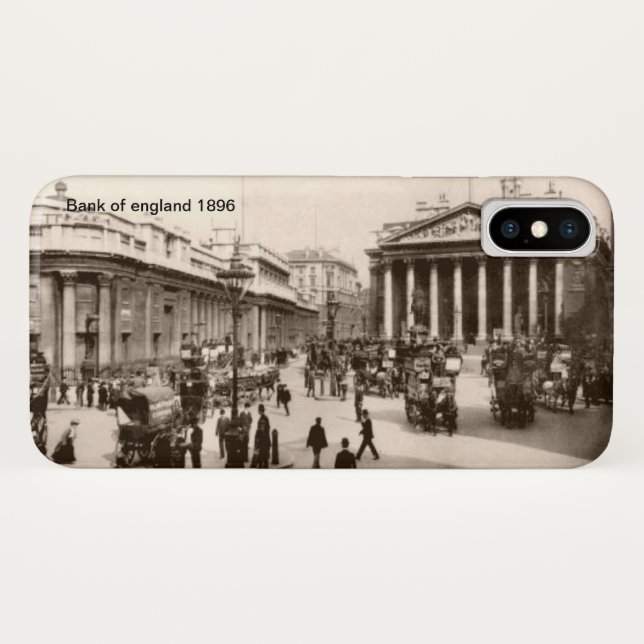Iphone Coque de la Banque d'Angleterre (Dos (Horizontal))