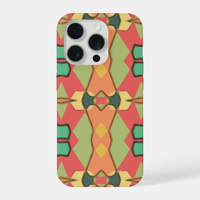 iPhone coque de téléphone à motif africain (Verso)