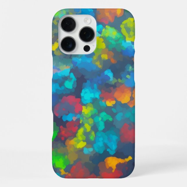 iPhone Coque de téléphone bleu opale général (Verso)